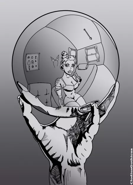 I wish I had a looking glass like this by ClodiusGothicus