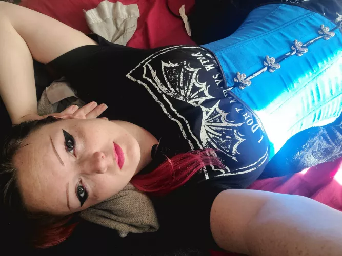 I wish it wasn't blue but it does make me happy by SekushiKitten97