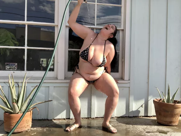 I wish you could hose me down ;) by BlakeEmeraldXO