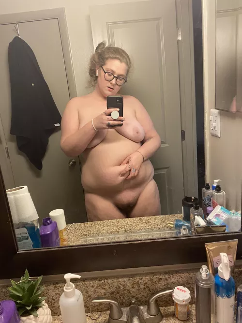 I wish you were the one holding my belly instead of me by Skydaddy5921