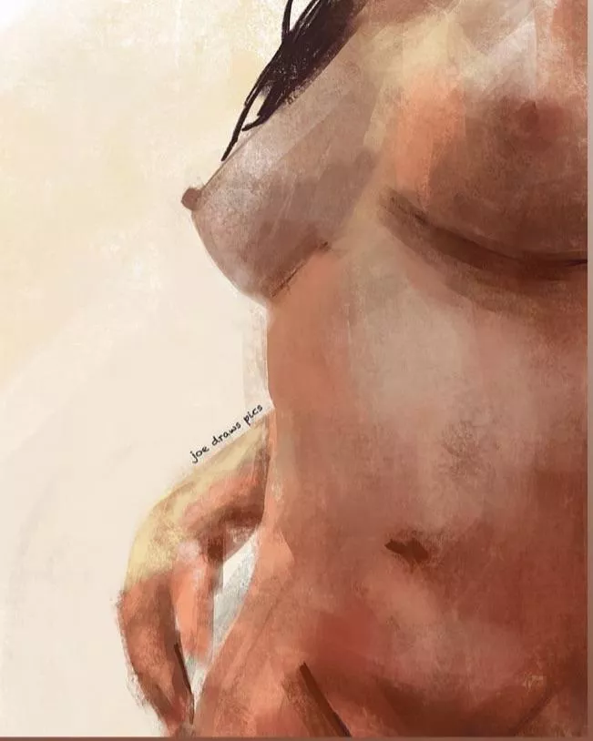 I wonder did the artist enjoy drawing my hard nipples? posted by Diligent_Heron_3486