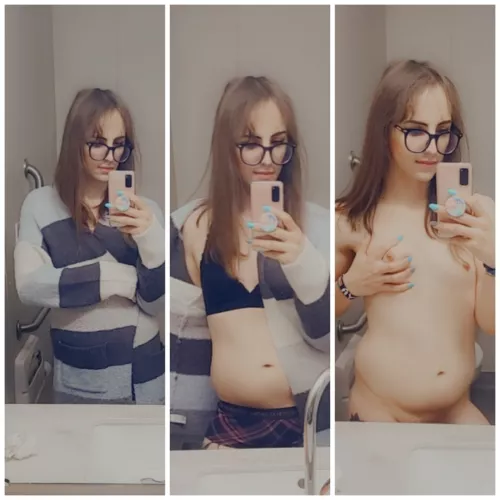 I wonder if my coworkers question how long I use the bathroom for some days 😅 by Naughty-Nurse-Kay