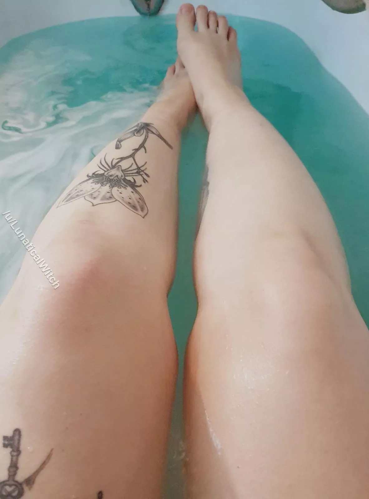 I wonder if there is any feet guys that would want to give me a massage 🖤 posted by LunaticalWitch