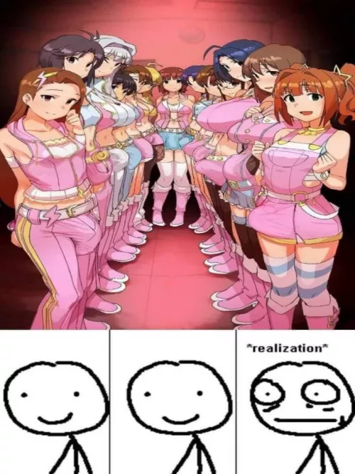 I would keep on smiling. by satinTSkitten