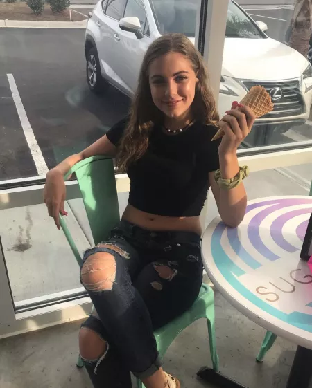 Ice cream and my belly by miss_gloaming