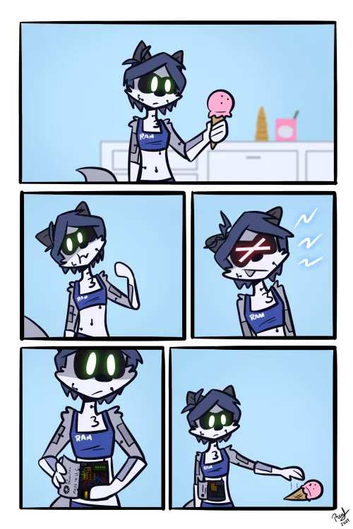 Ice cream (by me) by RafVicAlv