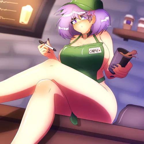 Iced Chocolate Milk [Art and Character by Pholycarpie] by MarvitPH