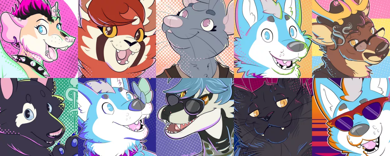 Icons by me, @ratgroundpear! More info (commissions, credits of the characters) on comments :) by ratgroundpear