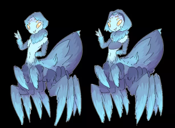 Icy spiders by Jam by The1andonlygogoman64