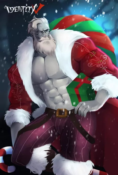 [Identity V] Dr. Percy Dressed As Santa Claus (@Max_Draws_Stuff) by Affectionate-Lead-38