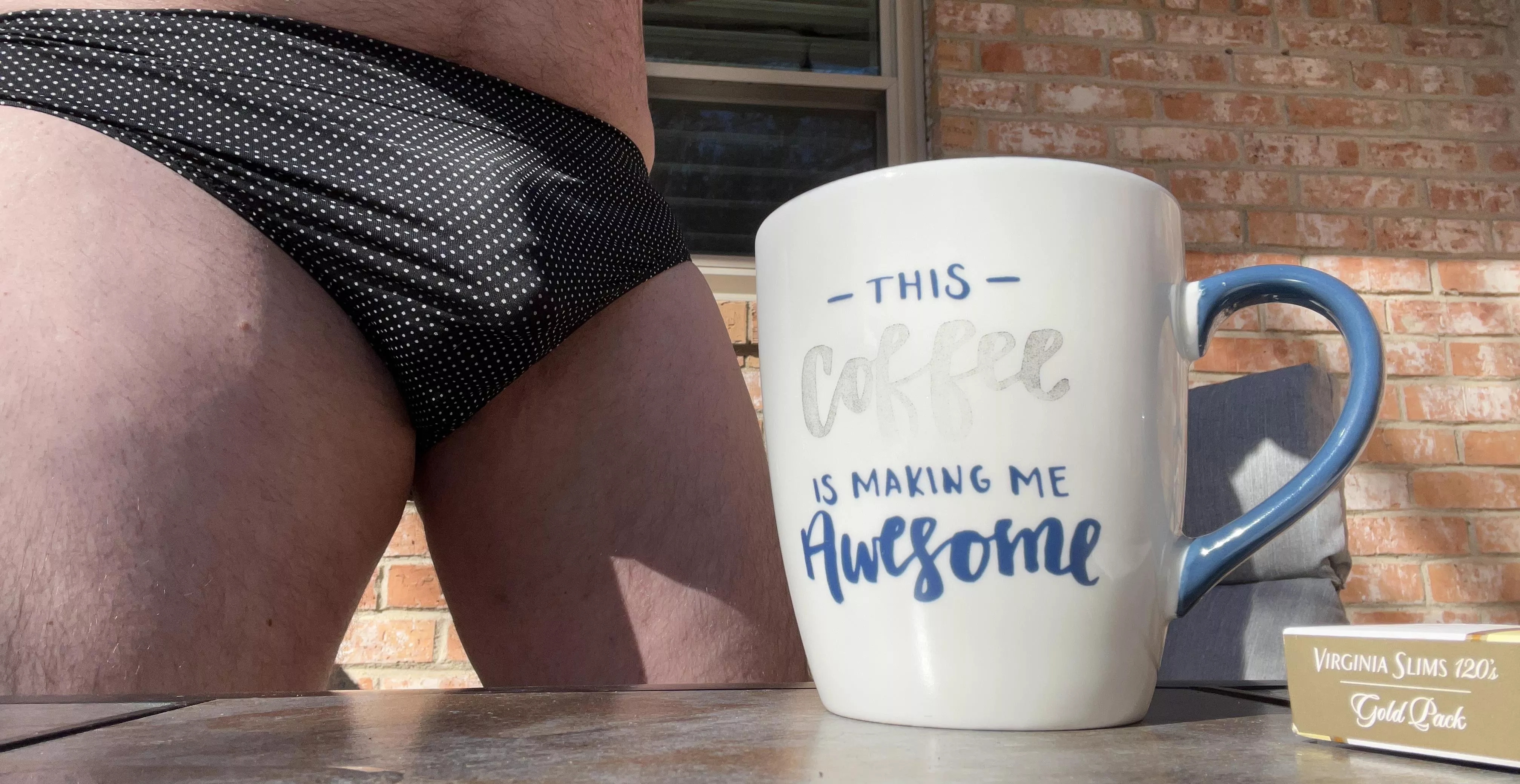 If coffee makes me awesome what do the panties do…? posted by here_forthe_panties