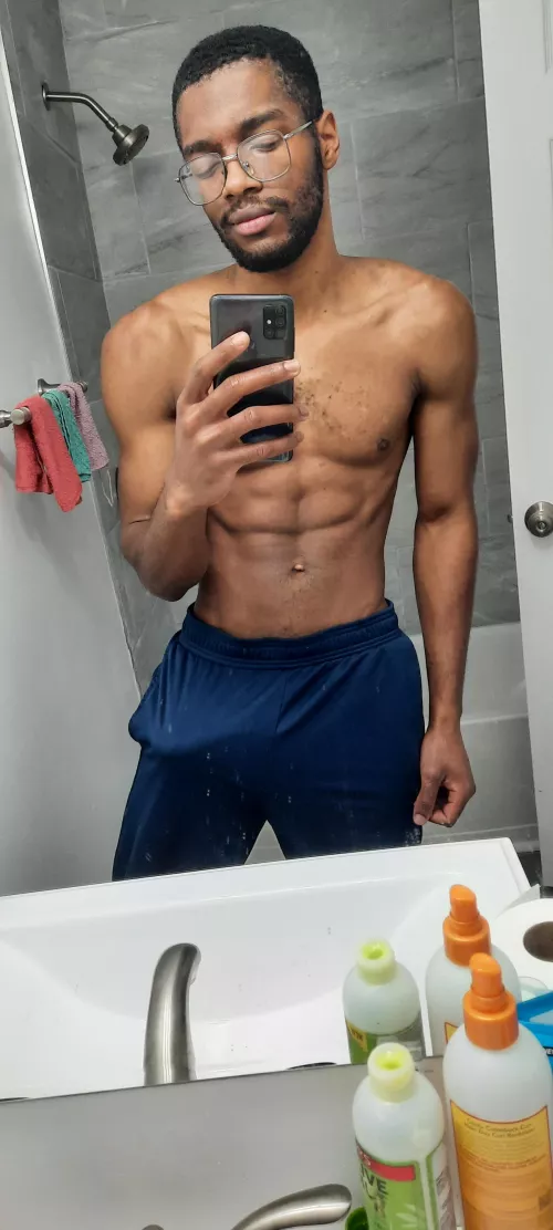 If I put whip cream on my abs would you lick it off? by Renzowise1