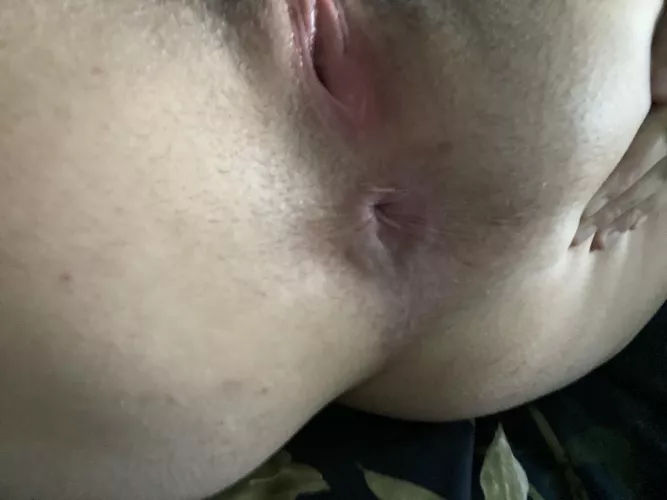 If I spread it will you lick it? by blueofuranus