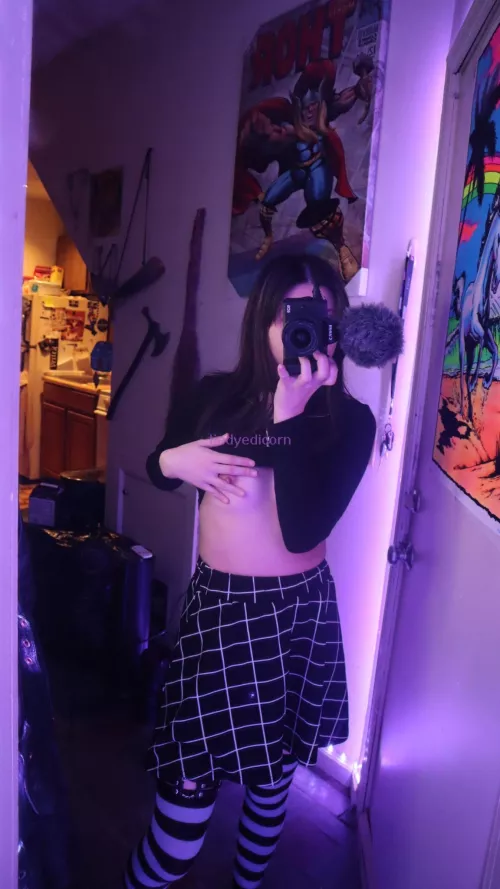 if i was your gf, would you cuddle up to my nearly flat chest? by tiedyedicorn