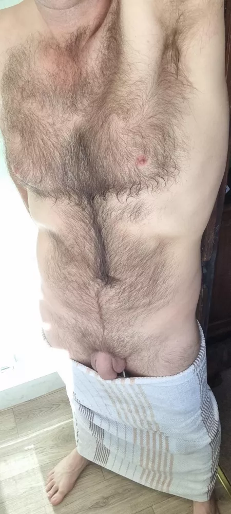 If my towel fell would you get on your knees to pick it up 😈 by son2507