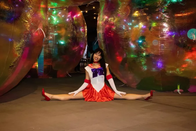 If Rei Hino was bendy by Fifi Panda by inanimatepanda