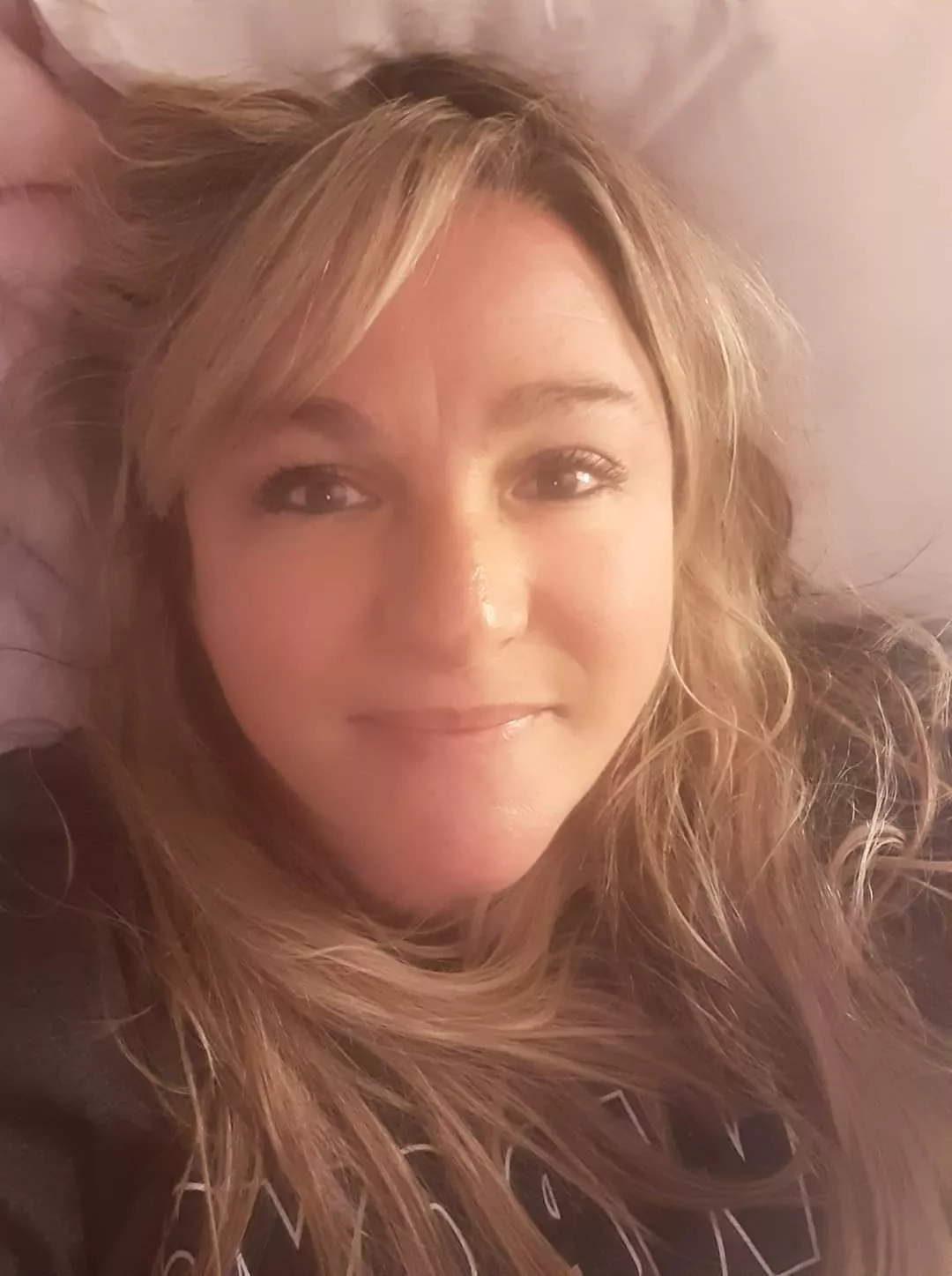 If u were on top of me with my legs spread wide open...fucking me slow and deep...and looked down at me, this is what u would see looking back at you 😎 posted by s1414b