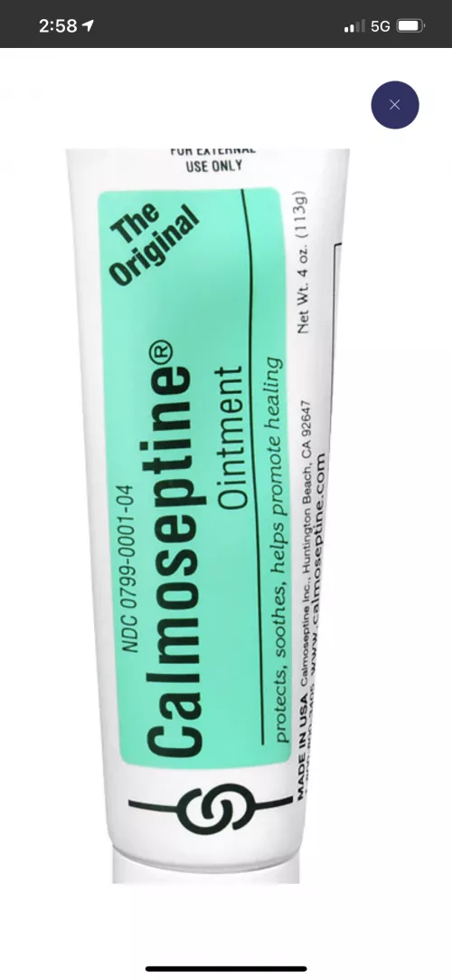 If you have never tried Calmoseptine as a skin protector you are totally missing out. It really reminds me of the “cool and learn” pull-ups. It’s a really solid diaper cream/barrier (kinda thick) but when ever it gets wet it feels cool. It’s such by c6rotary