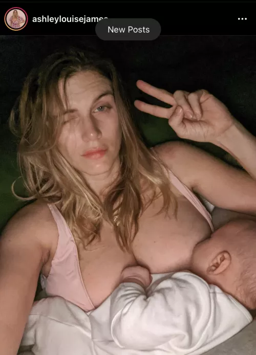 If you miss Xev breastfeeding, there is still her look-alike, Ashley Louise James, on instagram by jose628