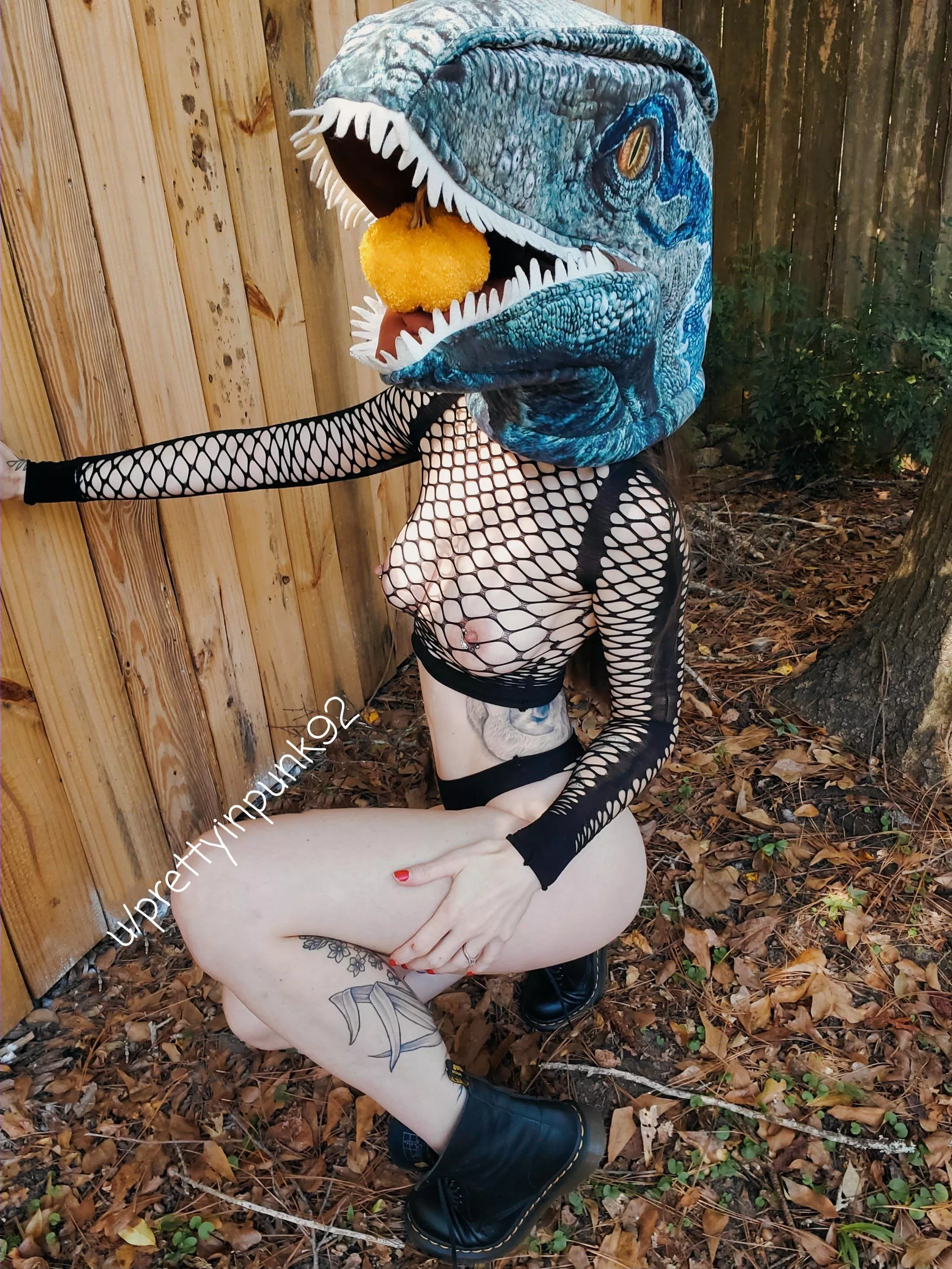 If you want to touch my dino slut butt, you'll have to get a dino mask and get weird with me first. posted by prettyinpunk92