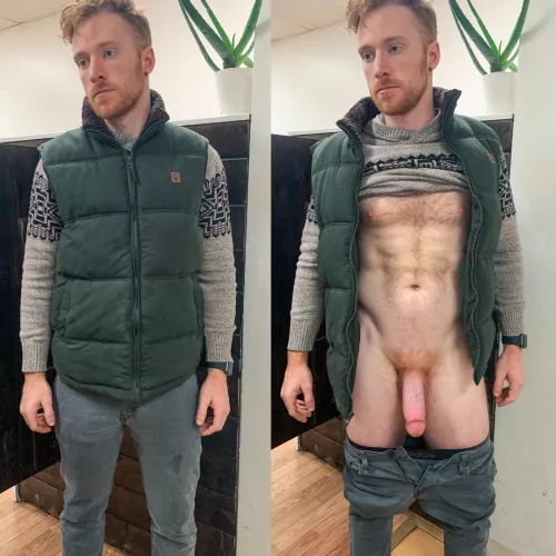 If you’re sorting new you’ll know what’s under this puffy jacket. by NoTravel2312