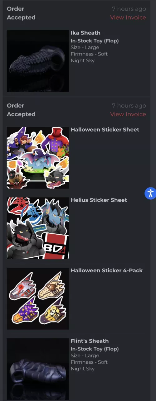 Ika and Flint in large off today’s drop! by Bradsohard69