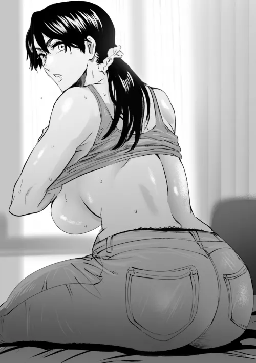 Ikumi Unagiya's backside view [Bleach] by hobgoblin2501