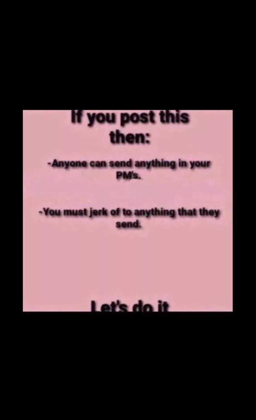 Ill do it posted by Trick-Doctor542