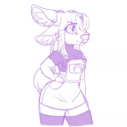 I’ll Finish This Later (Sketch by Me) by Naughty_Deer_69