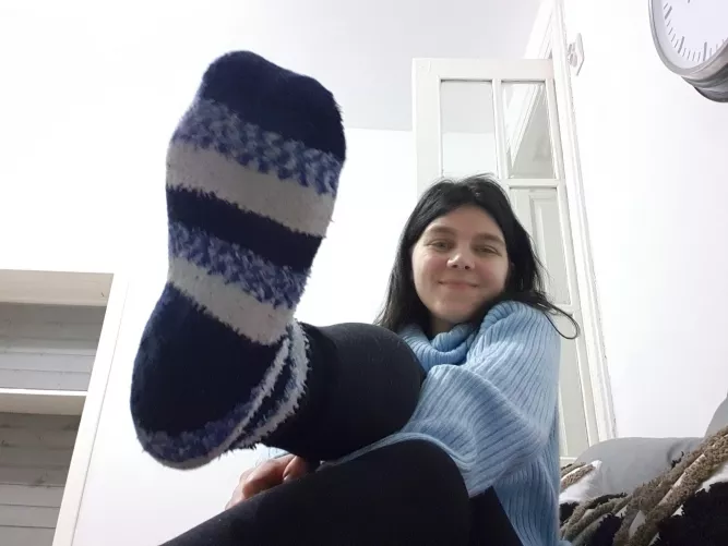 I'll let you touch my fuzzy socks:)) by EveYourApple