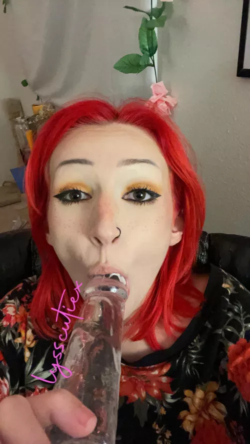 I’ll look eagerly into your eyes as I suck you dry!! by lysscutiex