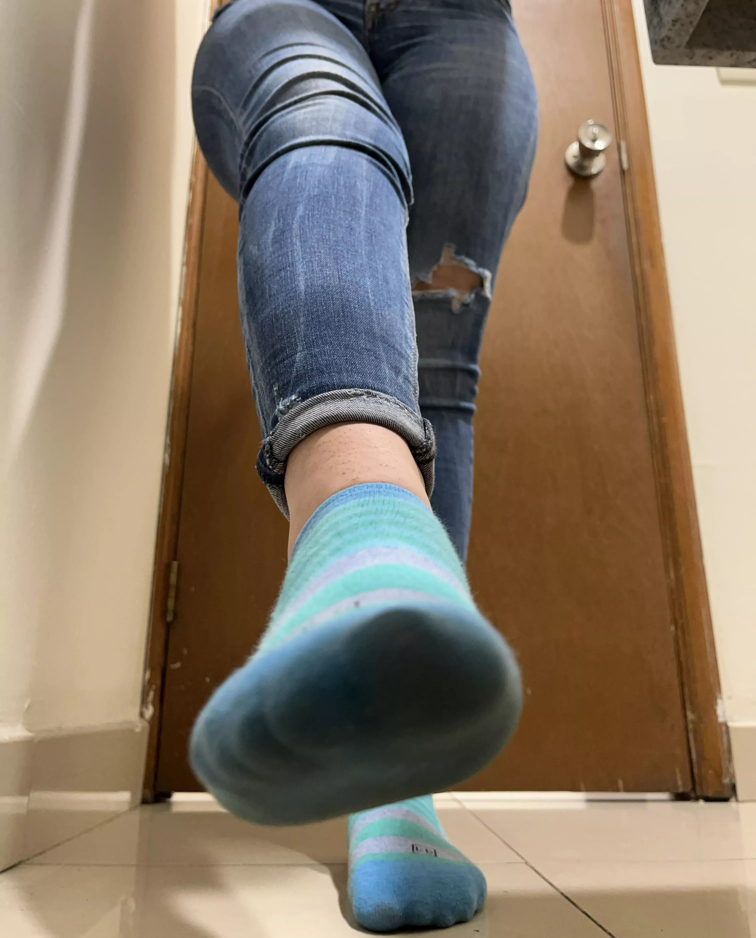 I’ll step on you and you’ll like it 😈 posted by bleupomme