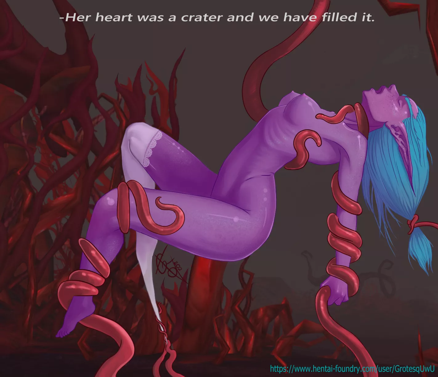 Illgi-thot by GrotesqUwU (female) posted by Vxwolf1