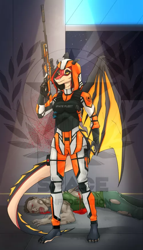 illustration drawn by Me for Customer by Genomodificator