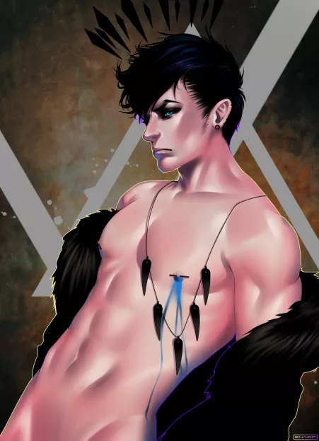 Illustration of Kellen - Original Character by Enaid PI by Lol33ta