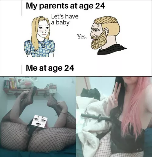 Im 18 but focus on the idea by Alice_BabyFemb