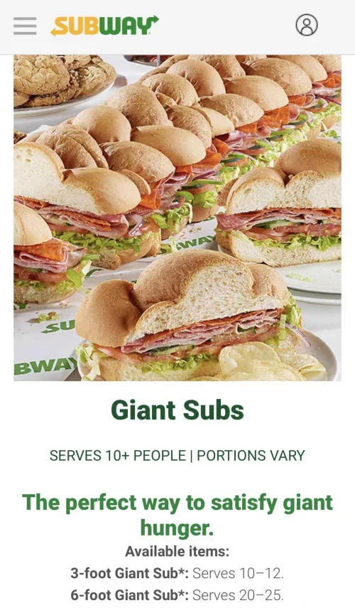 I’m a 6 foot sub and I think I’d get tired after serving 10-12. Subway you lying…. by danis_slut