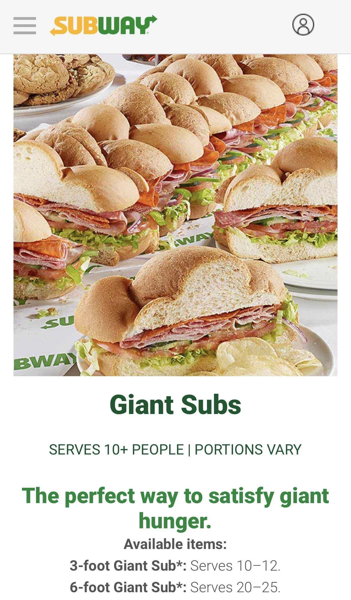 I’m a 6 foot sub and I think I’d get tired after serving 10-12. Subway you lying…. posted by danis_slut
