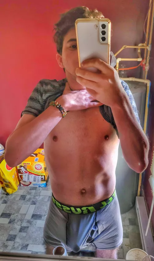 I'm a bit well endowed under there by BonerBulgeShoutout