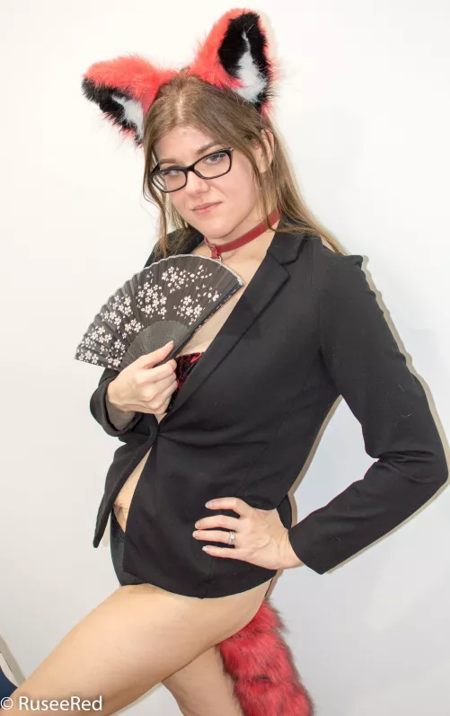 I'm a [f]ancy kitsune, so behave! by RuseeRedGamer