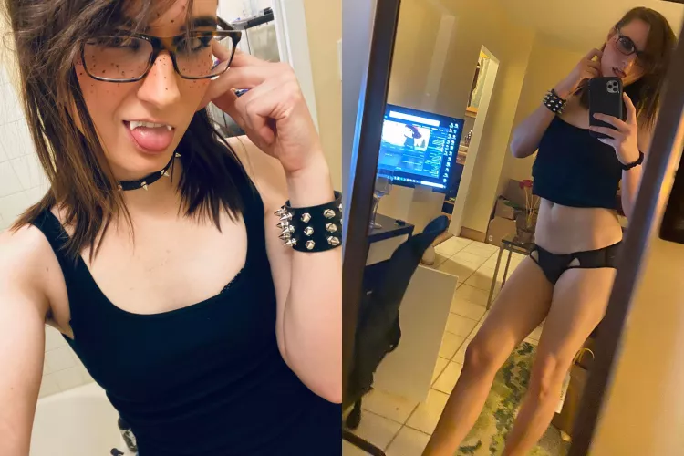 I'm a little sissy vampire craving the cum of men to sustain my sissy vampire form. Would you let me sink my teeth into you? by AvaShade