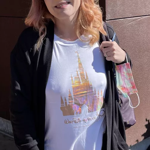 I’m a naughty princess in Disney World today by Cousette