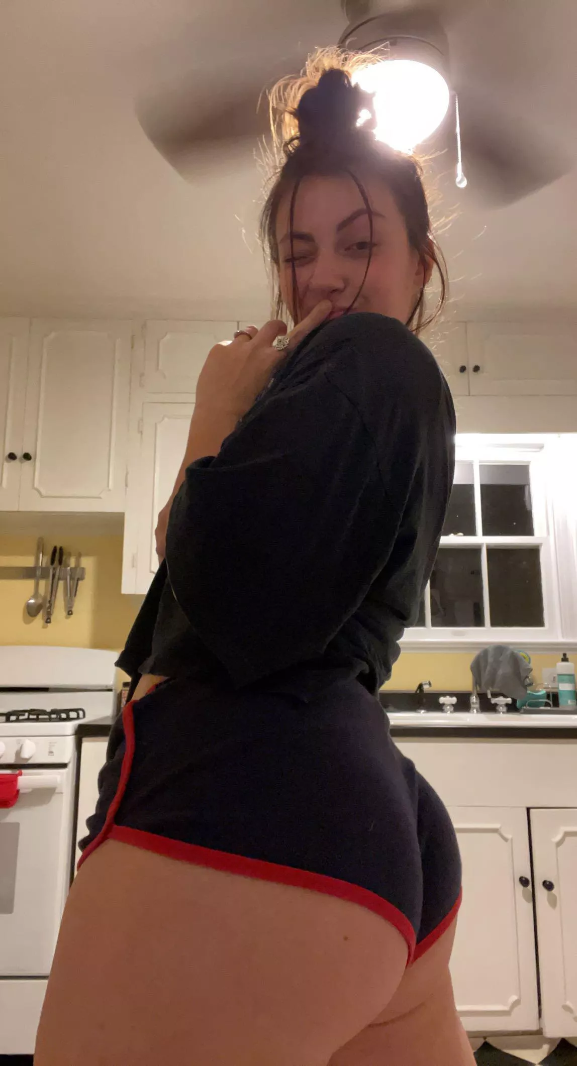 I’m always cooking in these shorts 😋 posted by DonutDelicious