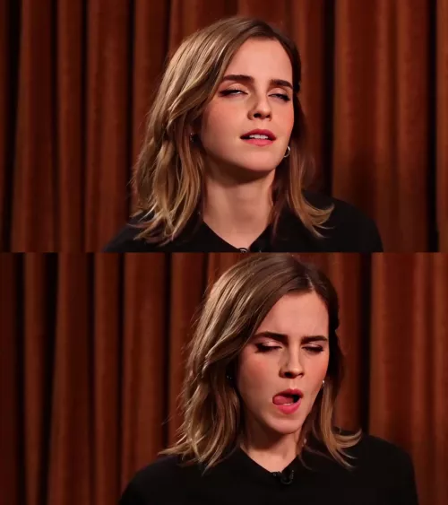 I’m feeling so horny for Emma Watson today I wanna edge to her all day by Argonath71