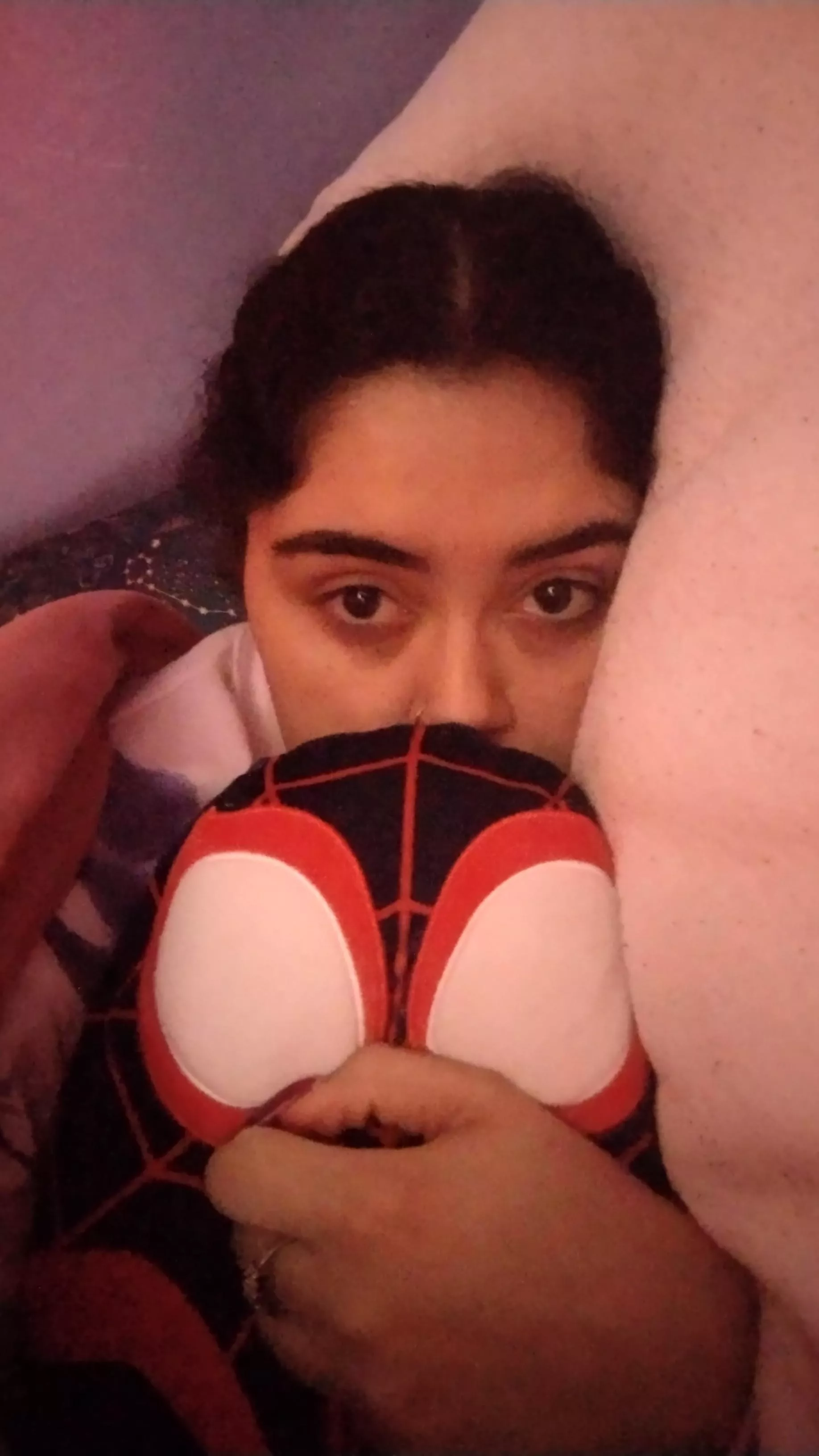 i'm feeling under the weather so staying in my bed with my plushie 🥺 posted by Nillawafeerr
