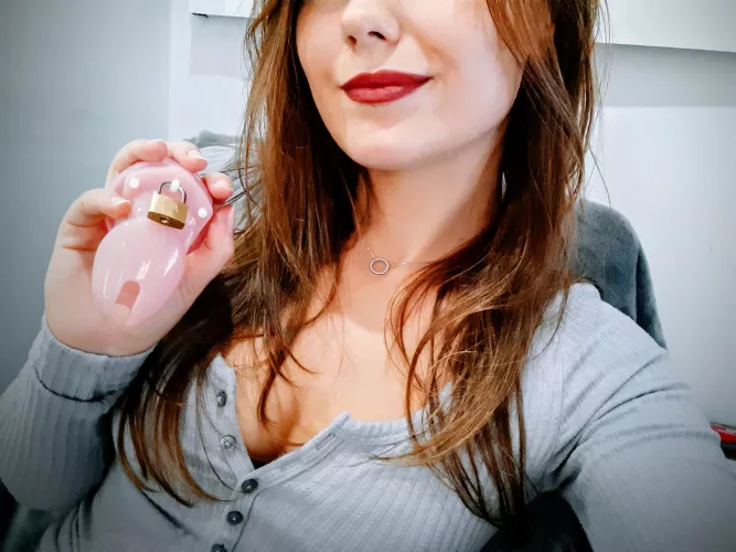 I'm going to lock you up and won't let you cum for a month 😈 by SeraHanton