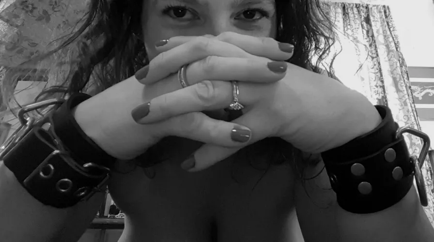 I'm gonna put these restraints on you. 😈 by stexasdiver