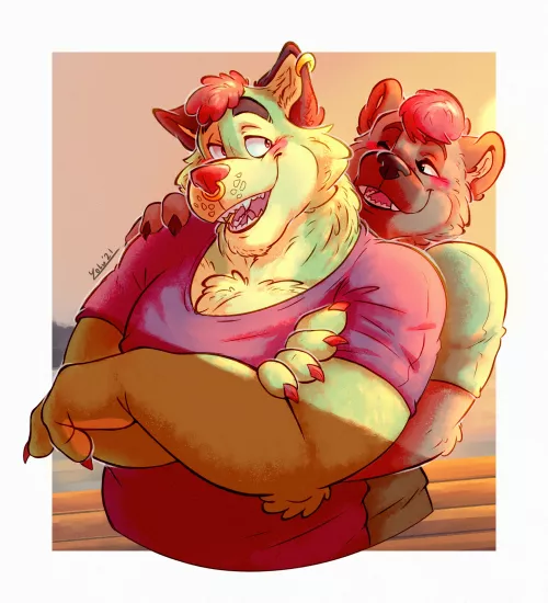 ''I'm happy when I'm with you'' // Art by me by spacetank