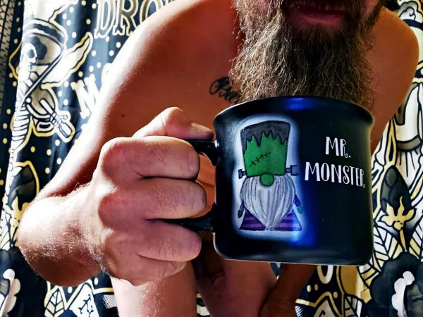 I'm in Halloween mode all year round, but now I don't feel out of place posting with my spooky mugs 😁 (M) by here4thetitsanddicks