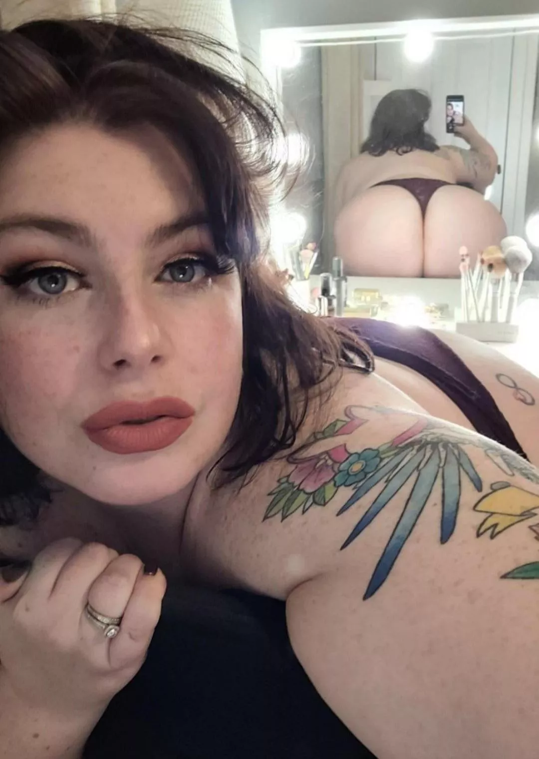 I'm more known for my tits, but I also have a fat ass 😂 posted by massivemegan